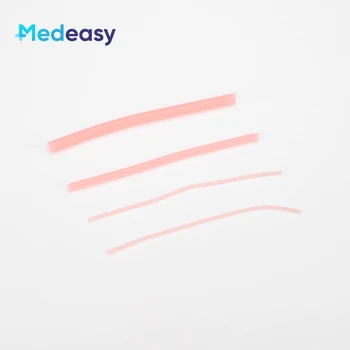 قطعتان من نموذج التدريب على خياطة الأوعية الدموية الناعمة من السيليكون