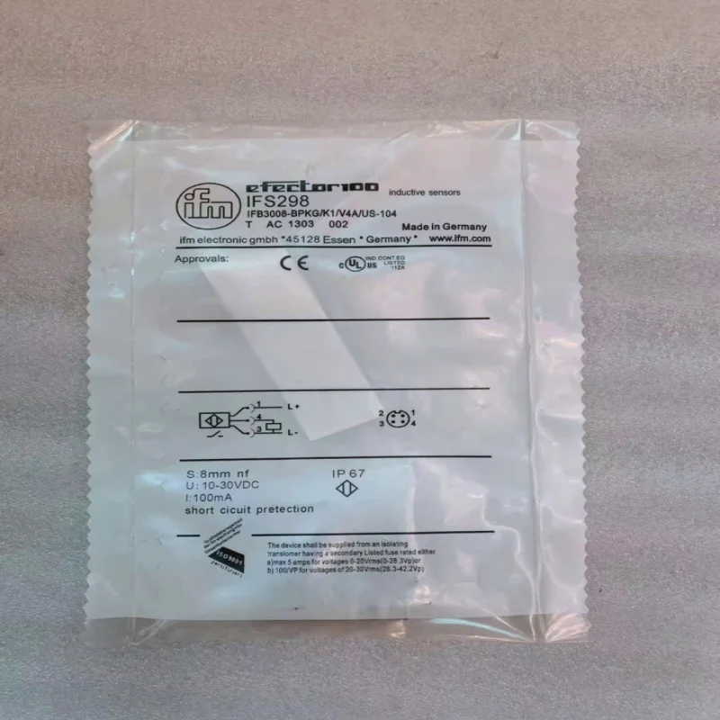 Brand New,   , Made in Germany Ifs298 Industrial Automation Sensor New    Industrial Automation Programmable Control