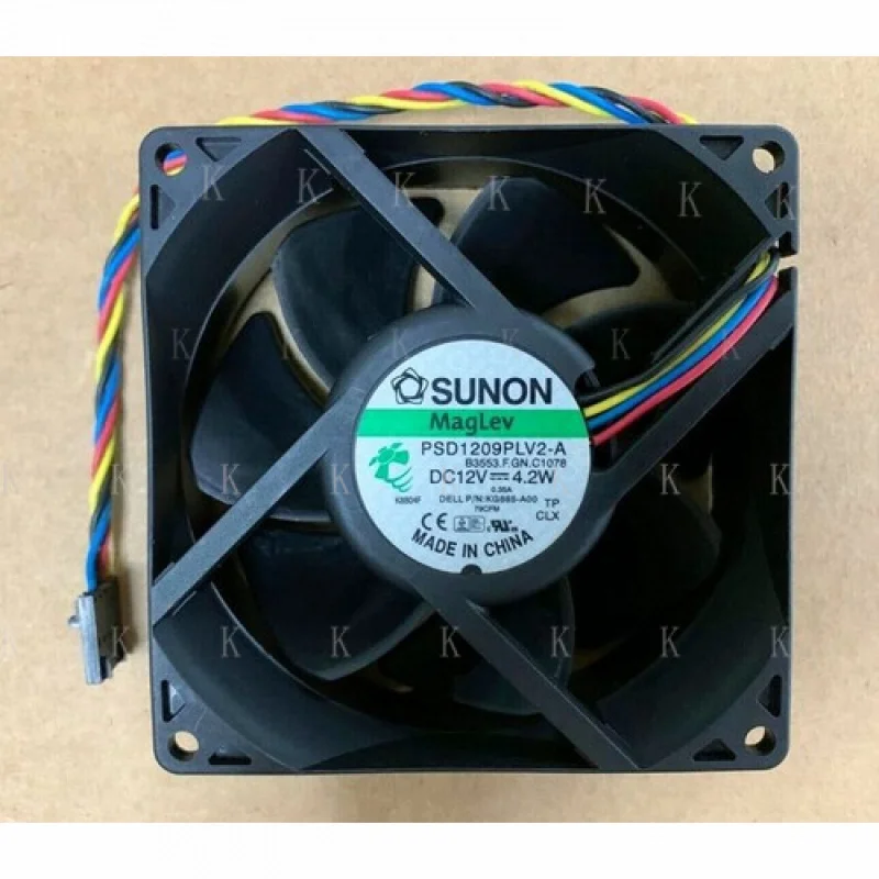 

C Новый охлаждающий вентилятор для SUNON PSD1209PLV2-A 9032 9 см DC 12 В 4,2 Вт 4 провода
