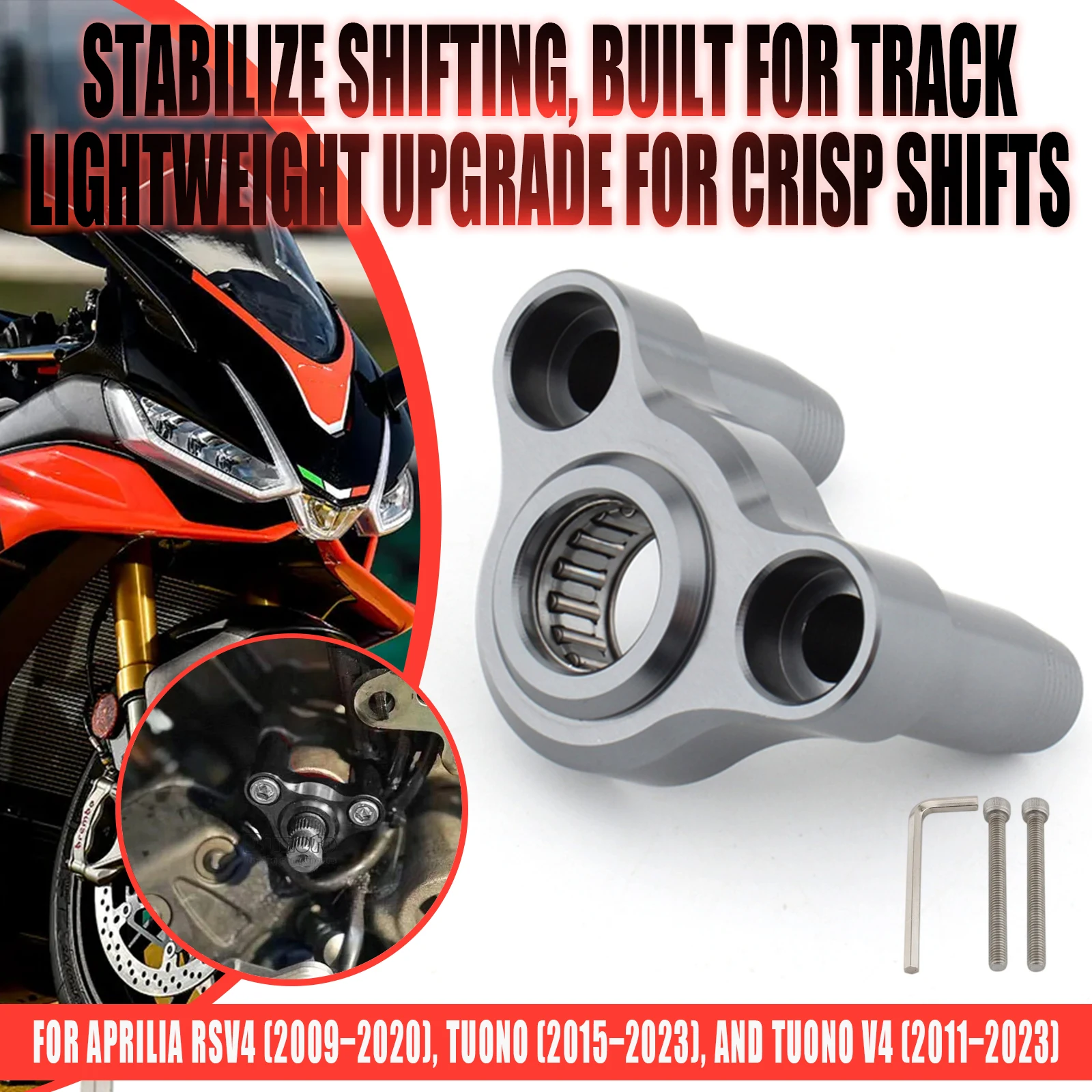 Motorcycle Gear Shift - Pour Aprilia RSV4 2009-2020, Tuono 2015-2023,