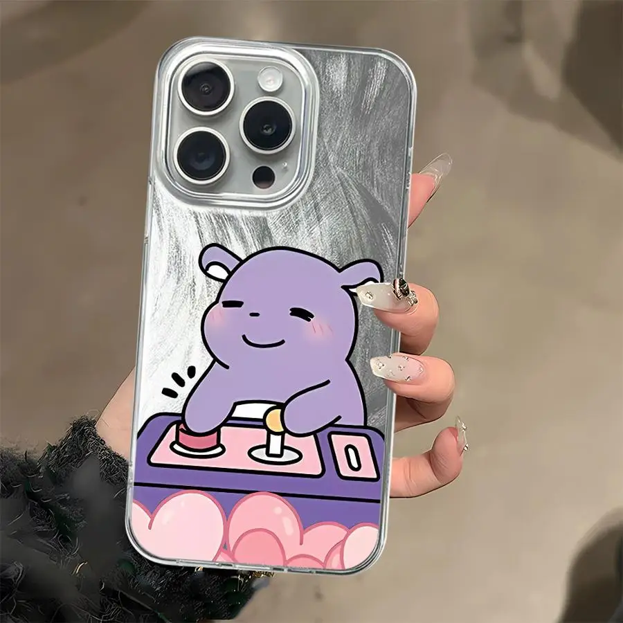 

Черный мягкий чехол с рисунком Sanrio Kuromi для iPhone 12, 11, 15, 13 Pro 14 14 Plus 17 Air 16e 16 Pro Max