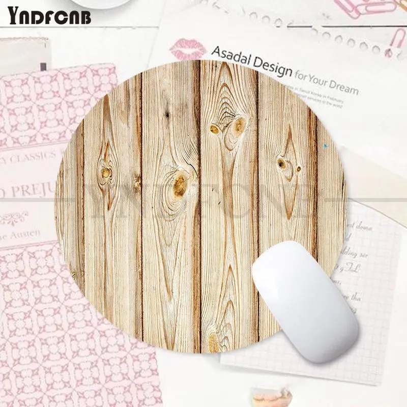 Wood Grain Rubber Small Thickened Mouse Pad Oversized Gaming Keyboard Table Mat Desk Set Accessories Padmouse Desk Play Mats