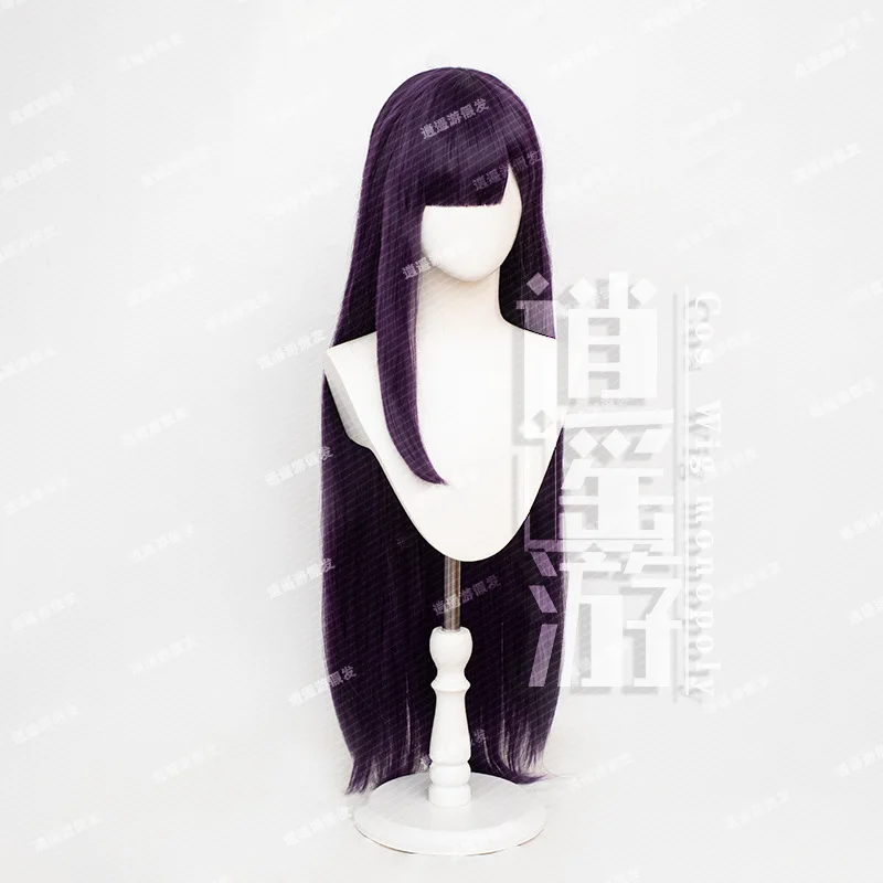 Ren Yamashiro Cosplay Wig Anime Mato Seihei No Slave Purple Heat Resistant Synthetic Hair Halloween Party Cosplay Wigs+wig Cap