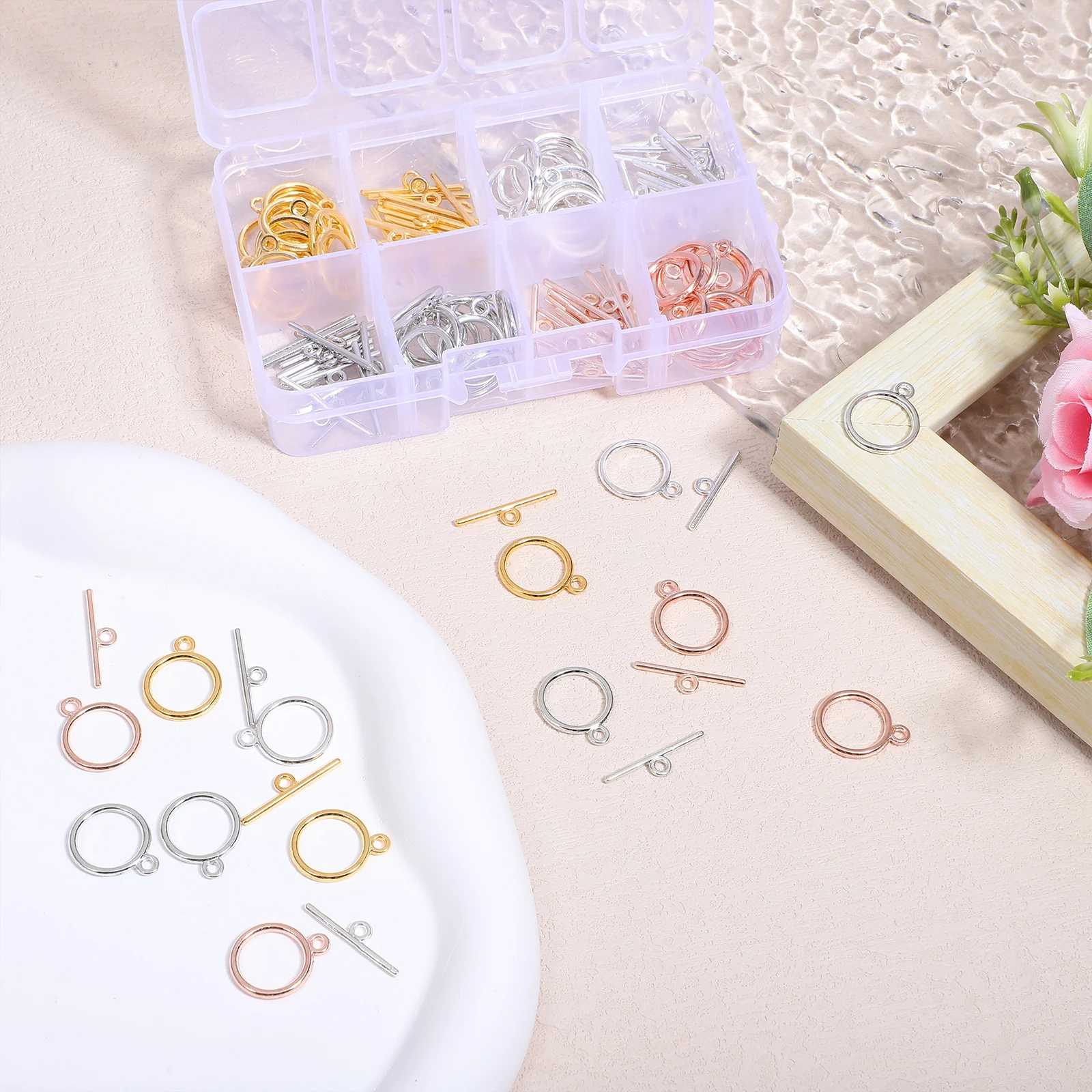 

Alloy OT Buckle Clasps for Jewelry Making Craft Toggle Bracelet Connectors Necklace