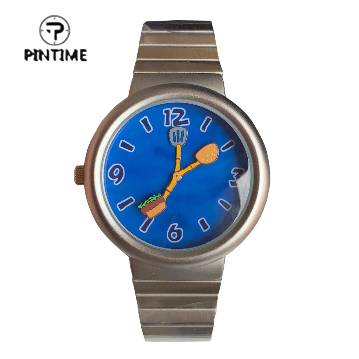 

PINTIME Watch New Unique Burger Design Women's Watch Special Gift Men's Watch Fashion Cute Novelty Watch Couple Watches