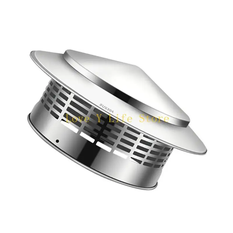 

L74C Крышка дымохода с сеткой Круглые дождевые колпаки для крыши Крышка вентиляционного отверстия Крышки дымохода для печной