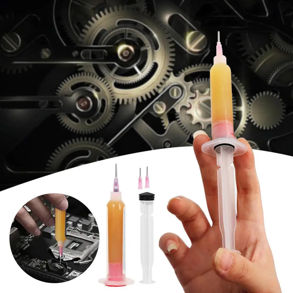 10cc Flux Soldering Paste Weak Acid SMD Grease SMT IC Repair Tool Solder PCB Welding Fluxes Welding Fluxes Soldering Supplies