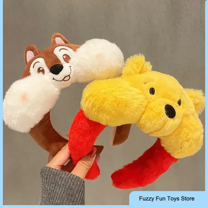 

Disney Cartoon Lotso Judy Pooh Bear Figures Women'S Wash Face Hoop Party Cute Hair Hoop Headwear Surprise Hair Accessories Gifts