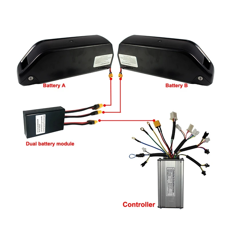 Adaptateur de connexion de batterie pour touristes, technologie de commutation, augmentation de la capacité de la batterie, technologie parallèle avec 20V-72V