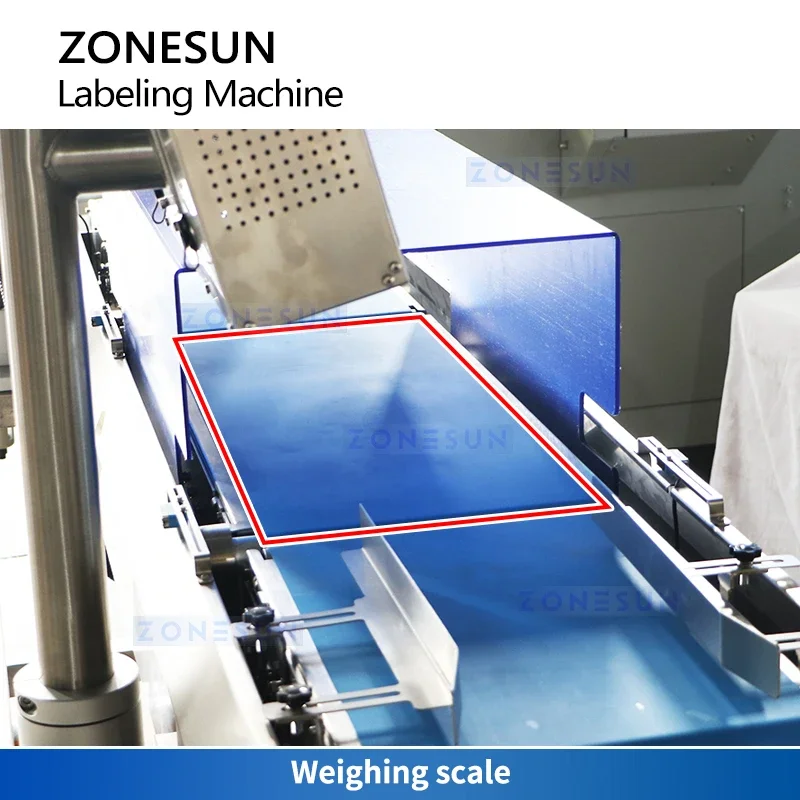 Zonesun ZS-TB650 Weigh Price Labeler Automatic Weigh Price Labeling Equipment Dynamic Weighing Labeling System