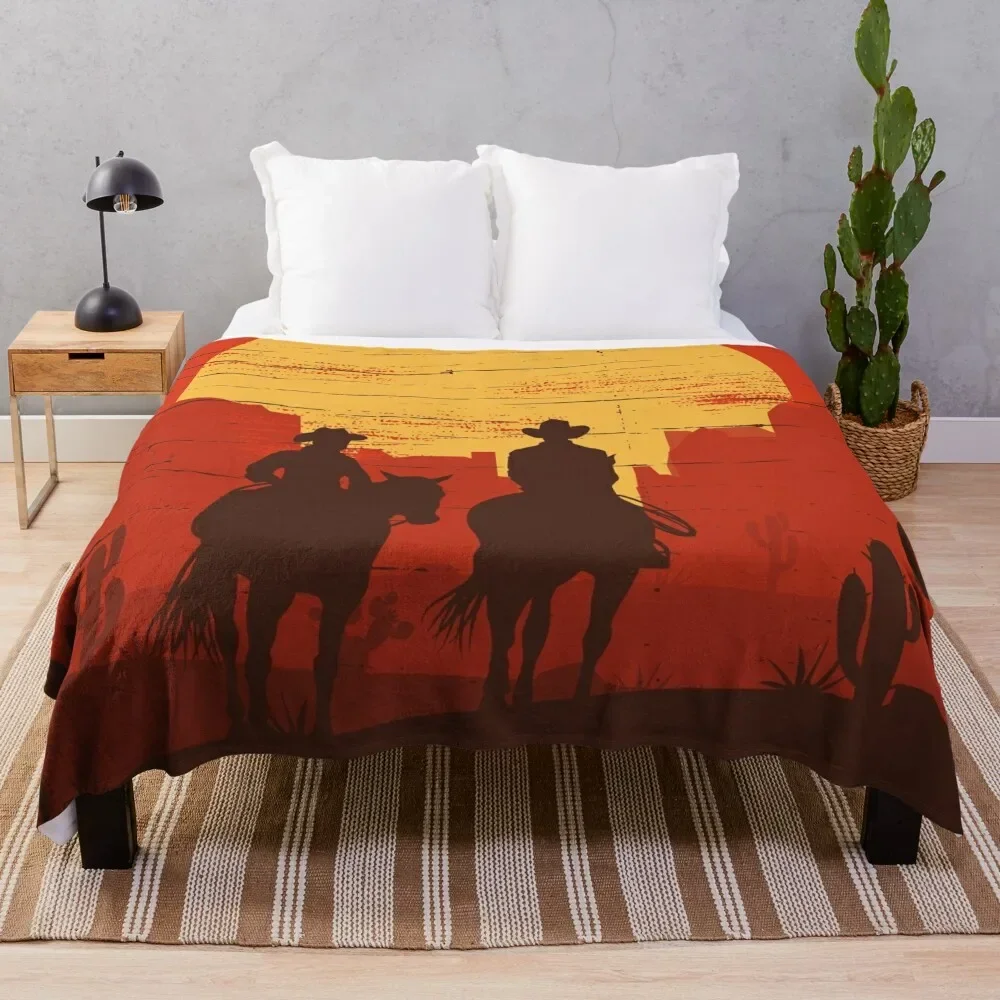 

Cowboys of the Wild West - Journey Throw Blanket wednesday Luxury Thicken Bed linens Loose Blankets