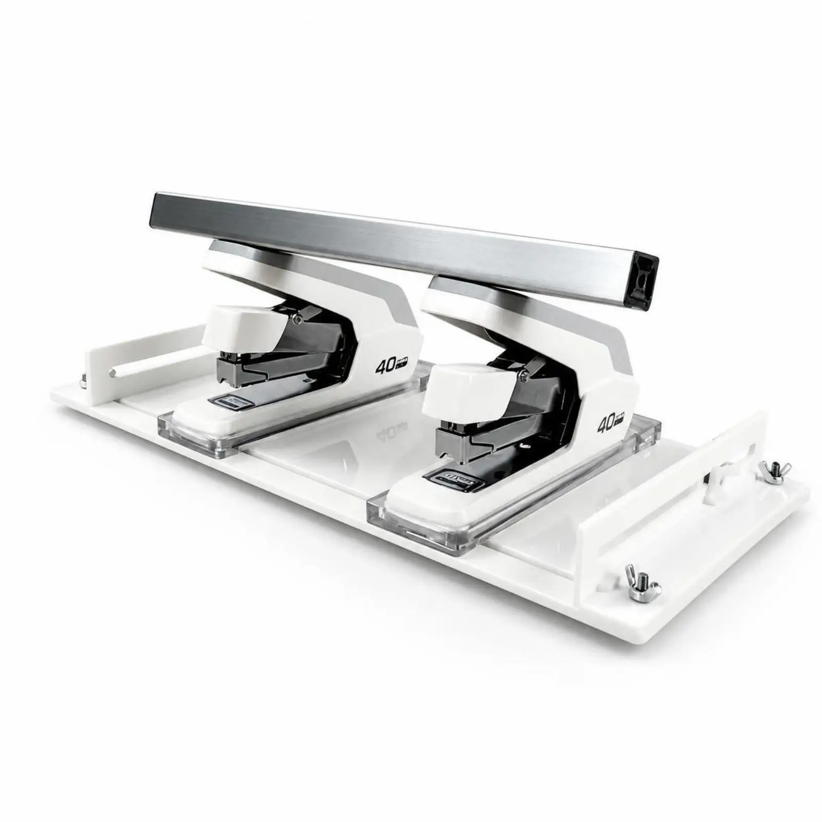 Large Capacity Adjustable Stapler for Home Office Paper Binding Long Arm Metal Stapler with
