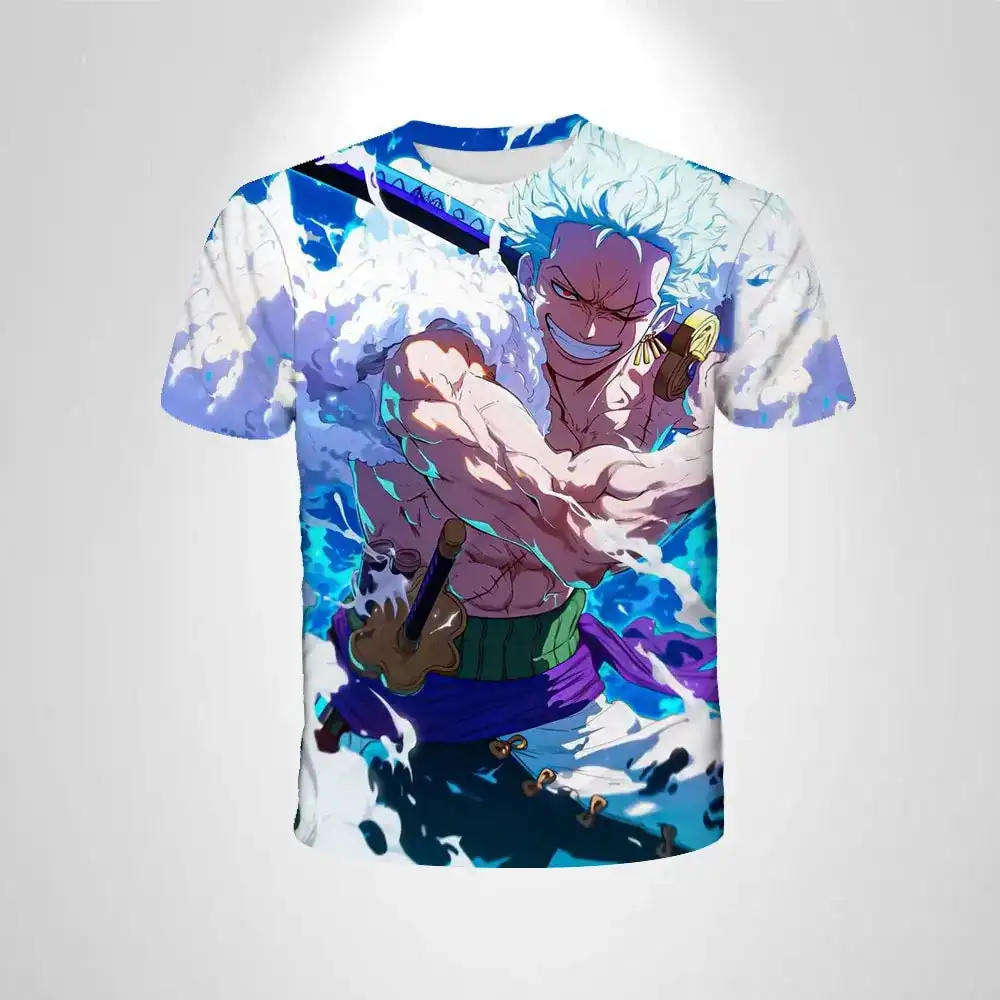 Bandai ONE PIECE Short Sleeve Tee, Moisture Wicking, Vintage Wanted Poster Art, Carry Pirate Legend for Longtime Anime Fans