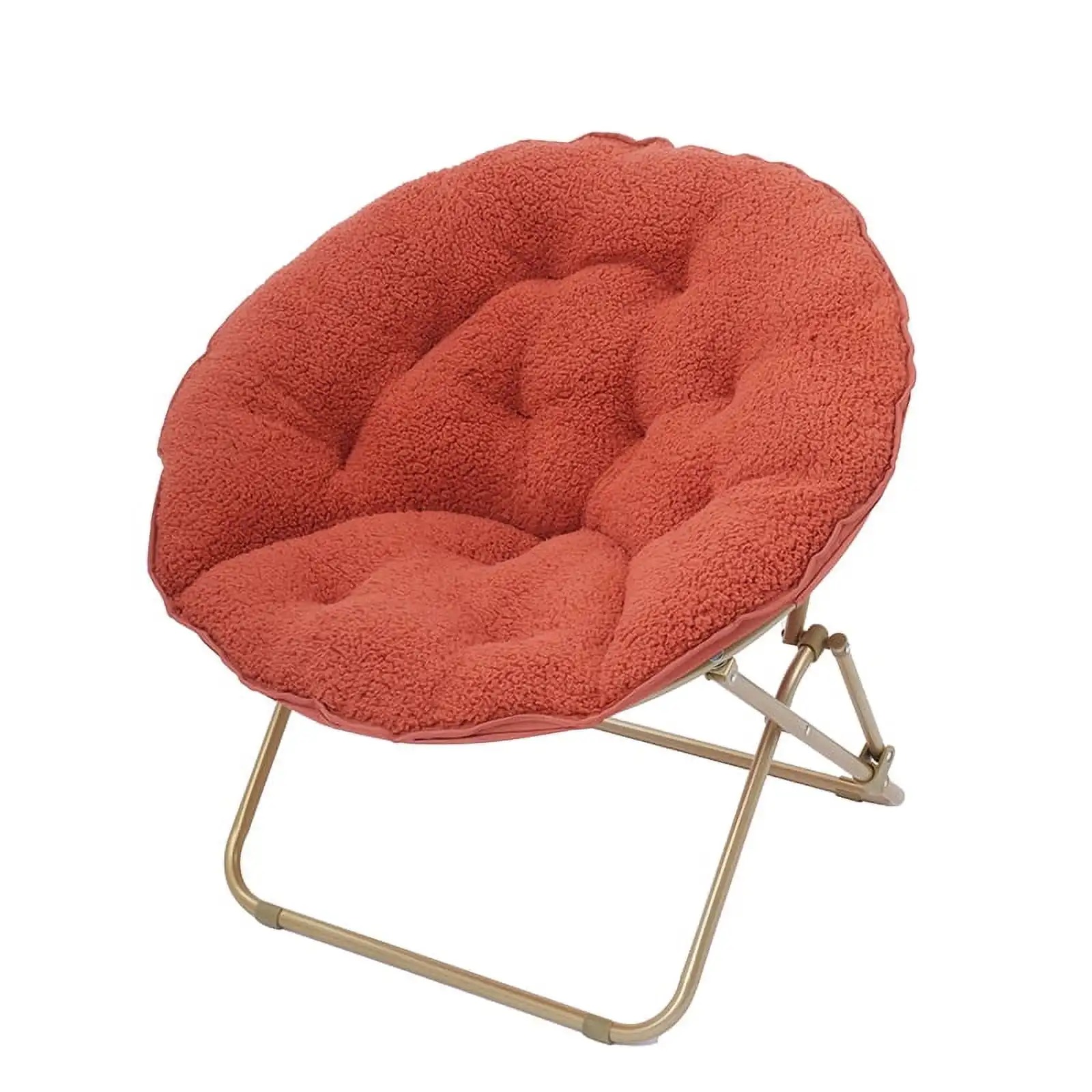 

Стул складной стальной с мягким сиденьем и возможностью штабелирования, сиденье из ткани Red Canyon для использования в помещении/на улице, стул для мероприятий и обедов