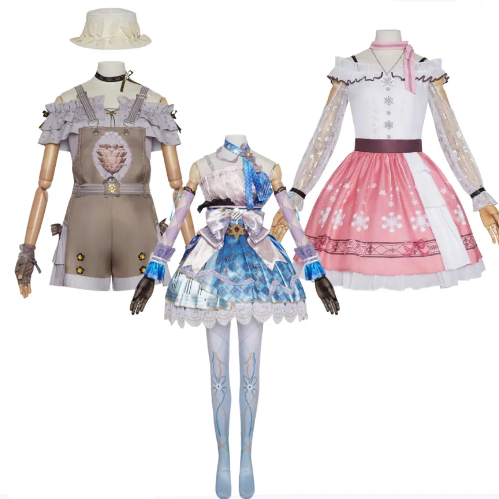 

Infinity Nikki Cosplay Full Set Cute Dress Open World Dress-Up Adventure Same Style Women Anime Halloween Comic Con Stage Outfit