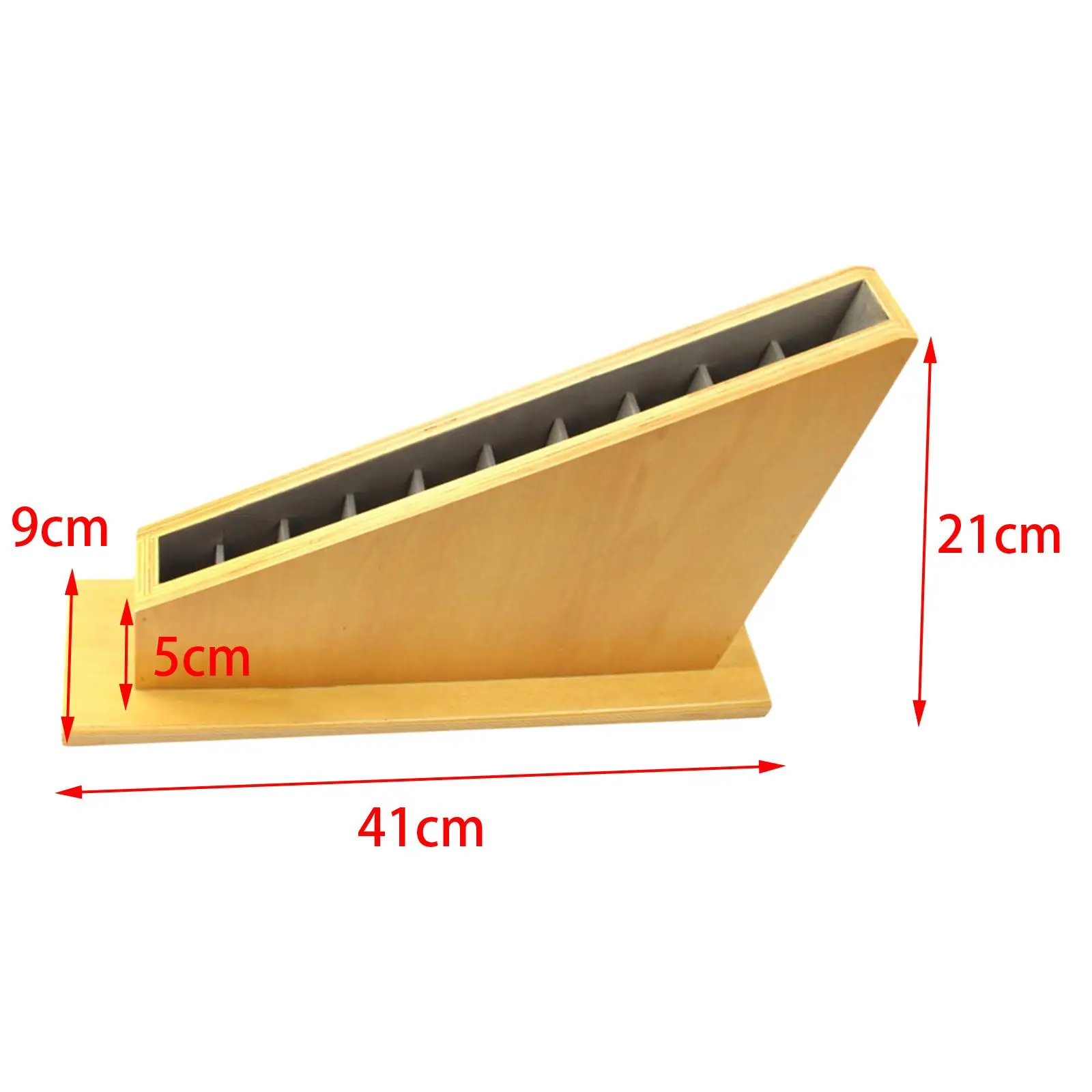 Wood Montessori Rods Holder Digital Math Number Rods Teaching Aids Counting Subtraction Long Sticks Base for