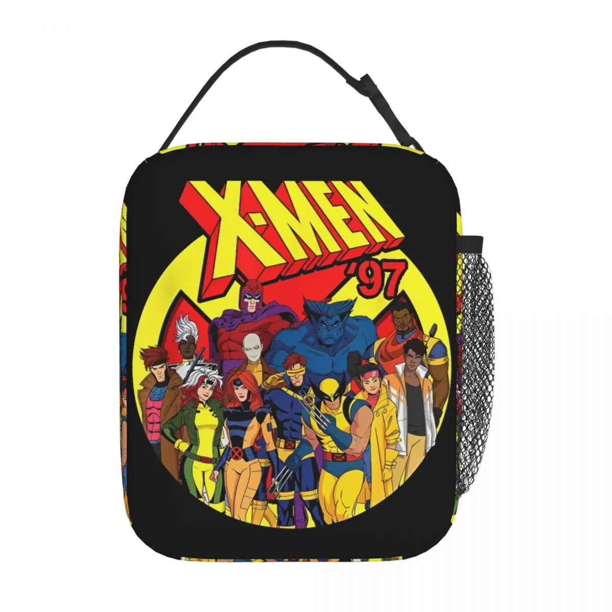 X-MAN X Man Cartoon Anime Merch Insulated Lunch Bag For Picnic Storage Food Boxes Portable Cooler Thermal Lunch Boxes