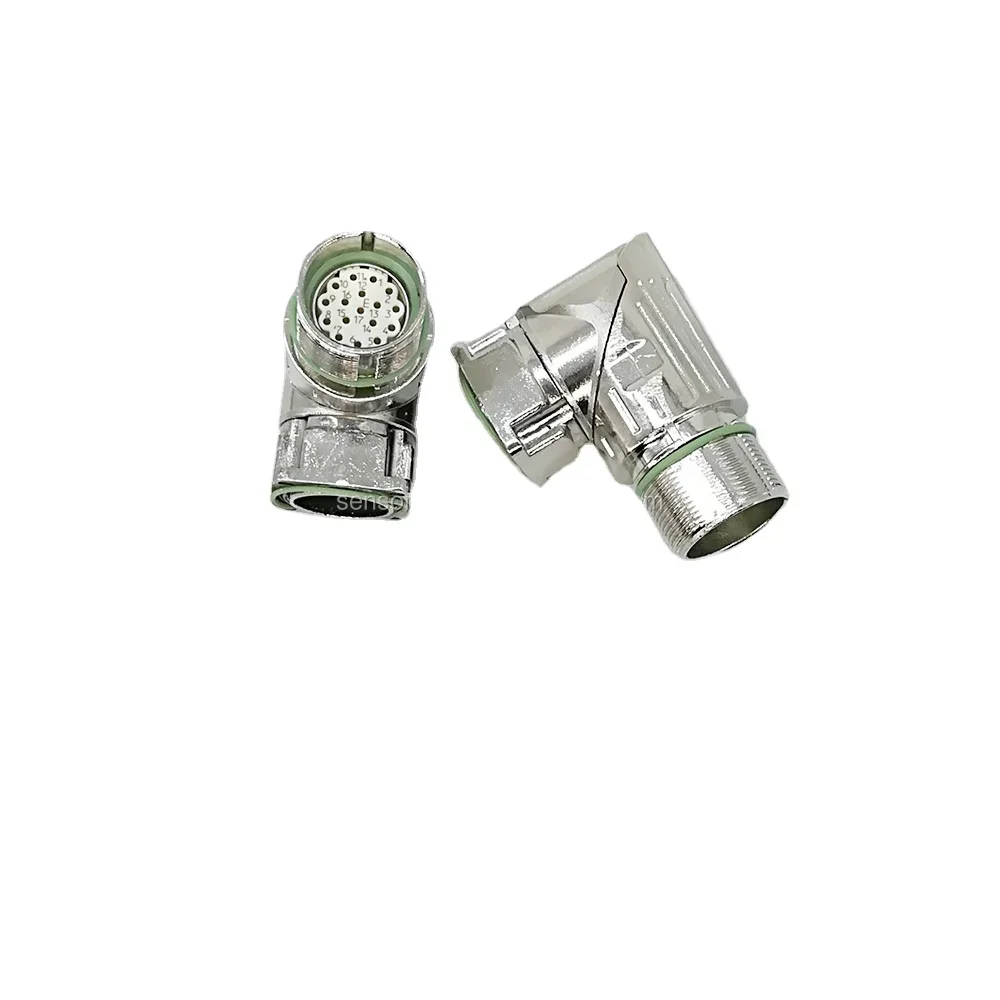 Hot sale M23 Flange Plug 17pin Coupling Plug Connector for encoder