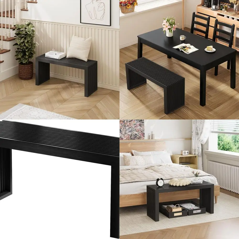 

Бамбуковая скамейка в стиле фермерского дома 35, для внутреннего столовой, кухни, прихожей, наружного использования и домашнего декора