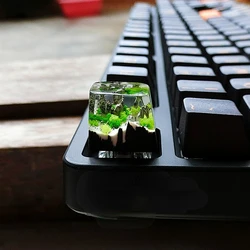 Resin Backlit Keycap For Cherry Mx Gateron Kailh Box TTC Switch Mechanical Keyboard Handmade Backlit luminous Key Cap Game Gifts