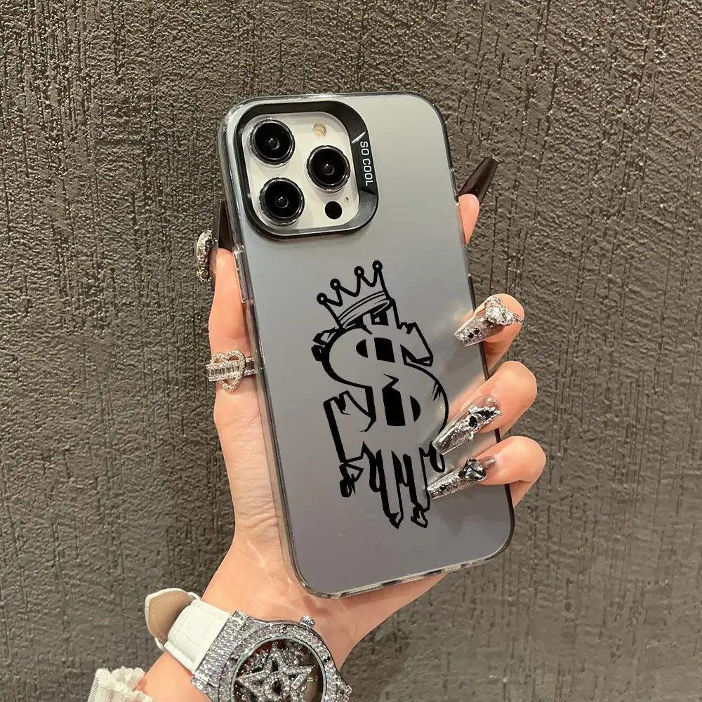 

Чехол для телефона с простым рисунком для iPhone 16, 15, 14, 13, 12, 11 Pro/Max/Plus, противоударная задняя крышка