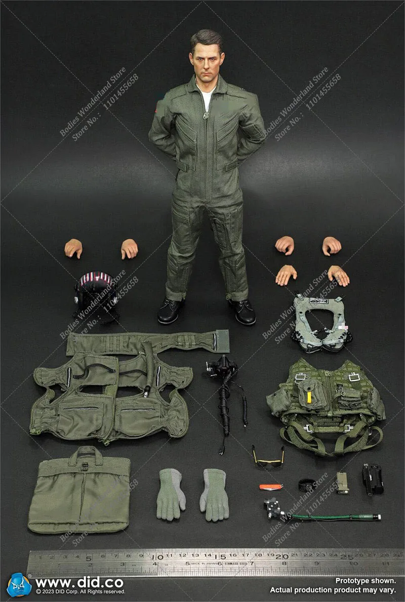 In magazzino DID MA80170 scala 1/6 da collezione US Navy Pilot trainer 12 pollici maschio Solider Tom Cruise Action Figure Set completo modello