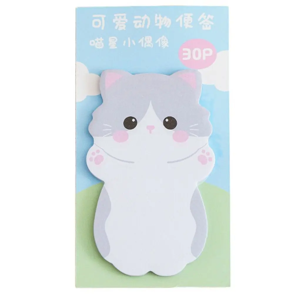 Message Notes Cartoon Bear Animal Memo Pad Sheep Cat Sticky Notes Cute Posted Notepad Stationery