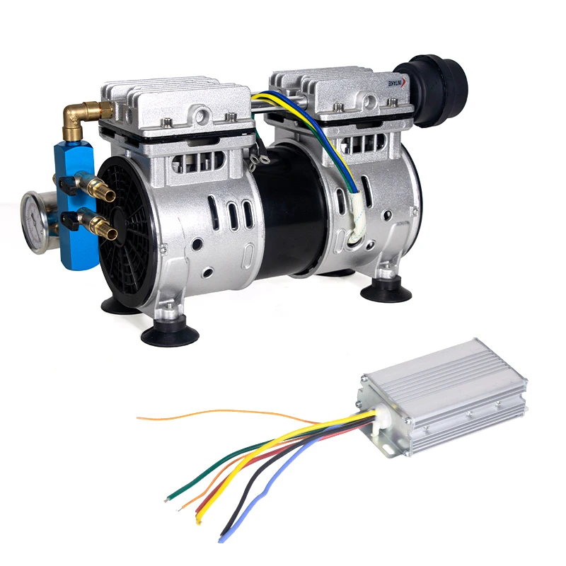 

3/4HP Portable Solar Power Oilless Air Compressor Pump Diffuser Aeration System with Controller for 3 Acre Fish Ponds