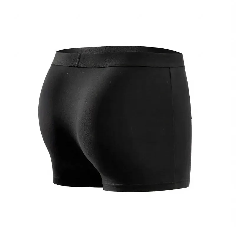 10PCS Men's Underwear Black Color Men Underpant High Stretch Boxer Shorts Sexy Men Panties Plus Size L-4XL Breathable Men Boxer