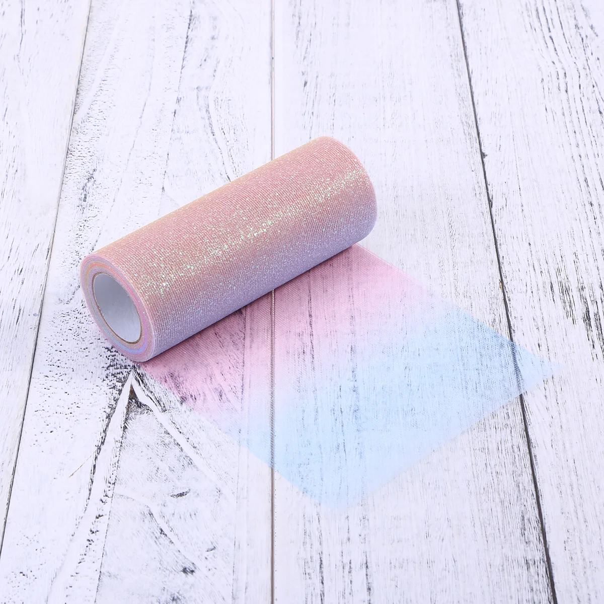 

Gradient Tulle Roll Bright Color Gossamer Netting Fabric for Party Wedding Decor DIY Tutu Crafts Sewing Storage Wash Dry