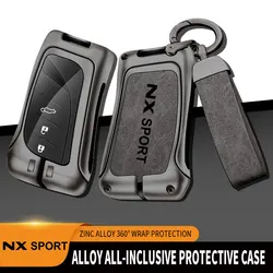 For Lexus NX Remote Protector Zinc Alloy Car Key Holder NX350h NX260 NX200 NX300h Lexus Key Case Car Accessories