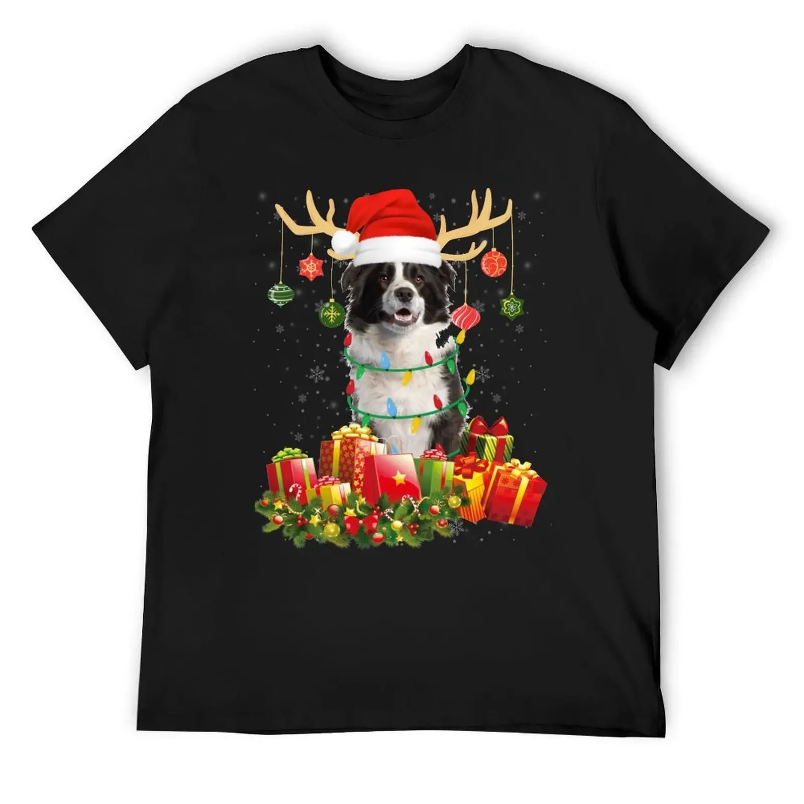 Border Collie Christmas Gift T-Shirt blue archive Aesthetic clothing anime stuff mens graphic t-shirts pack