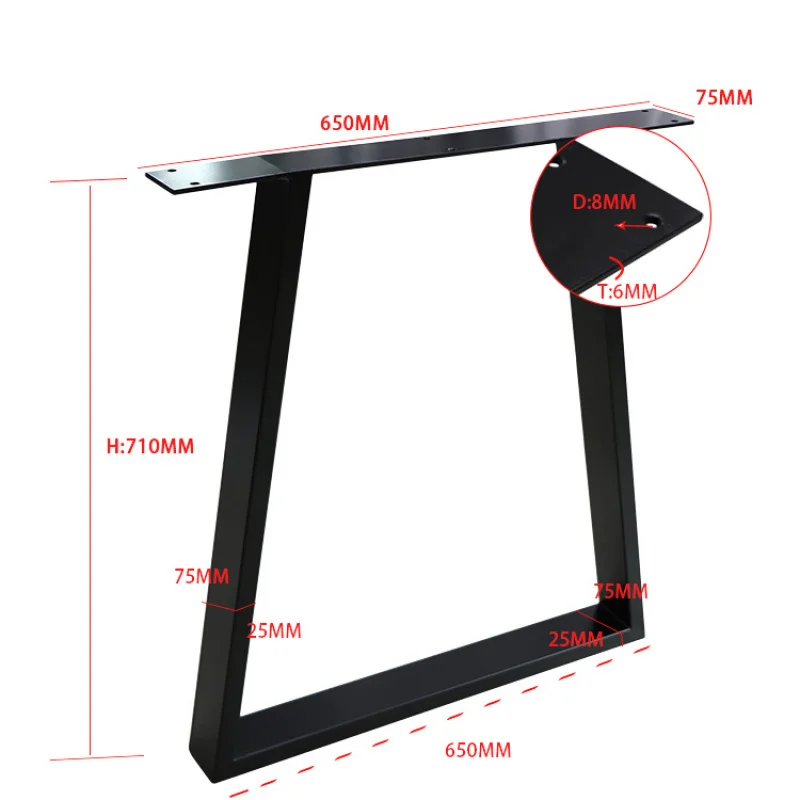 custom.2023 New Arrivals Vintage Design Indoor or Outdoor Cast Iron Restaurant Table Base with 4 Steady Metal Table