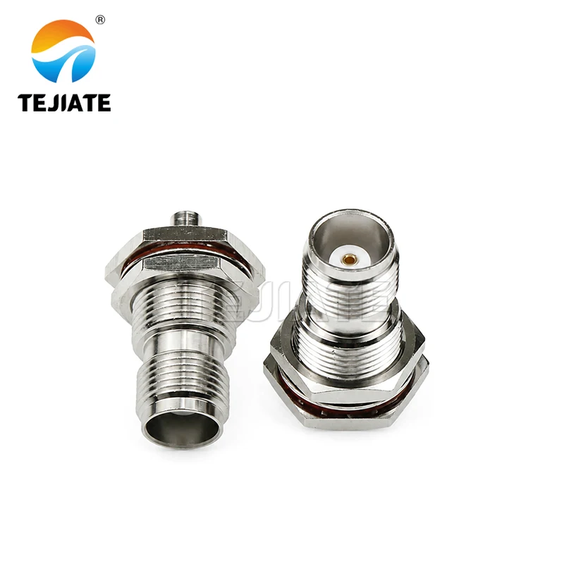1pcs TNC Mother Head Four-Port Flange Connector