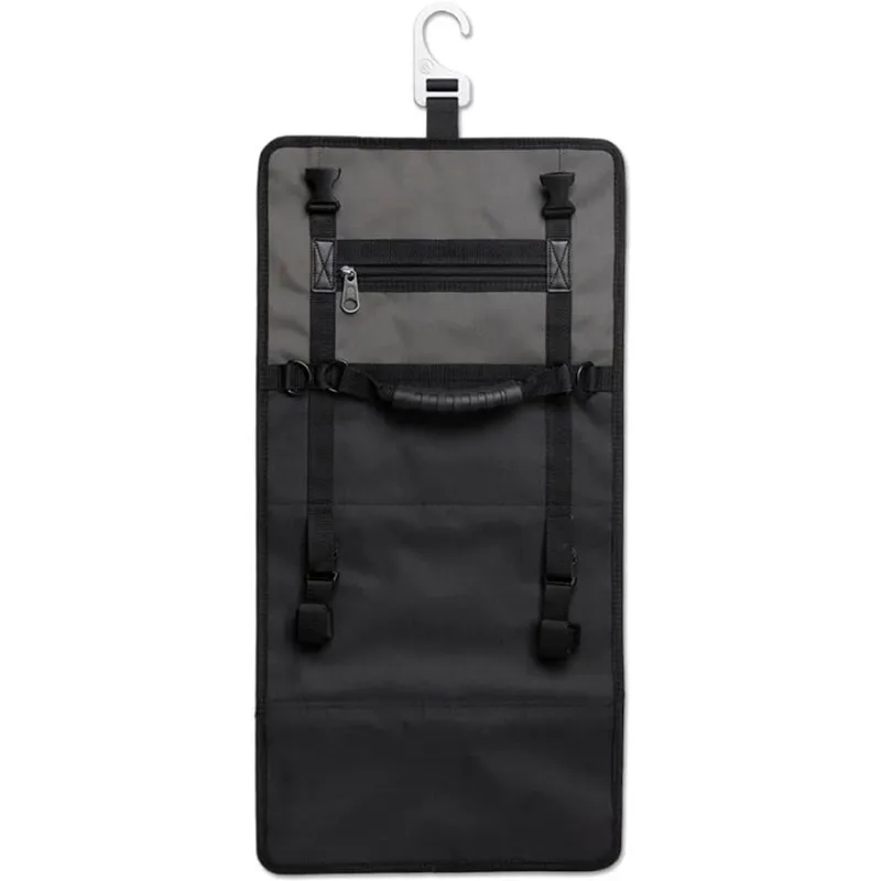 عبر الحدود الجديدة القابلة للإزالة شفافة تخزين كتلة سستة أداة بكرة حقيبة المحمولة كيت