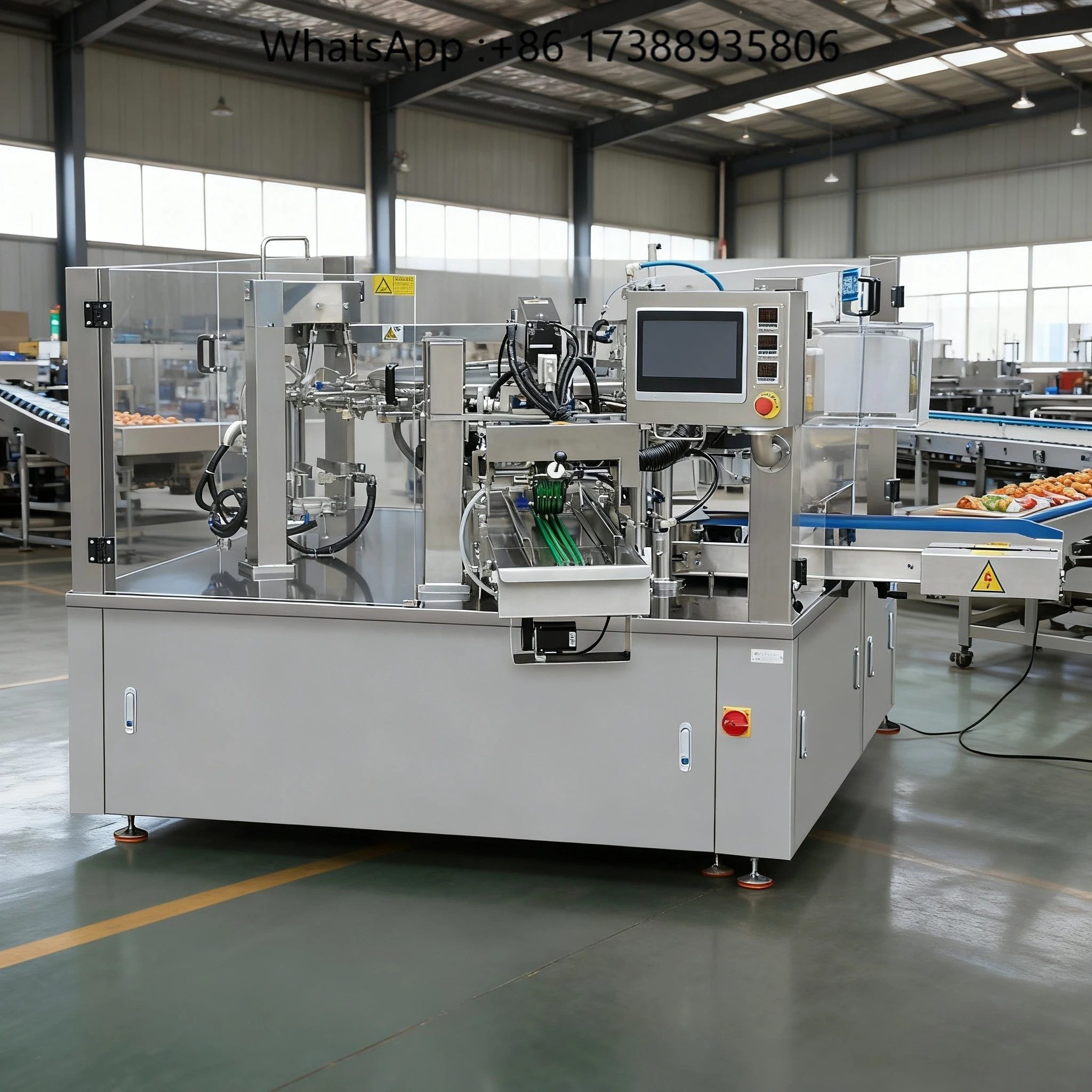 Automatic Pre-made Rotary Doypack Bag Weighing Premade Pouch Packing Machine for Beef Fresh Meat