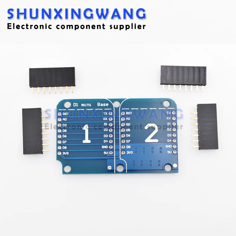 Double Socket Dual Base Shield for Wemos D1 Mini NodeMCU ESP8266 Diy PCB D1 Expansion board