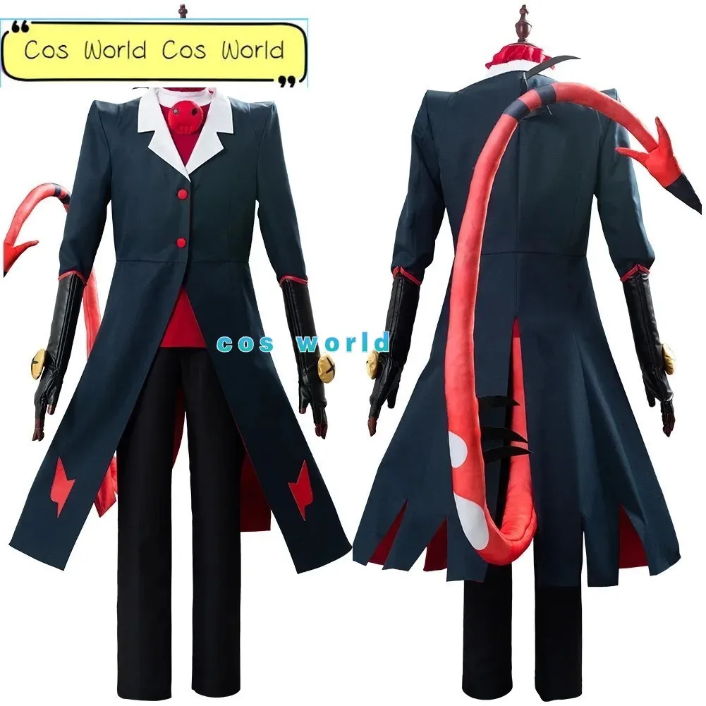 

Hazbin Cosplay Hotel Blitzo Helluva Boss Cosplay Costume Man Uniform Halloween Carnaval Clothing