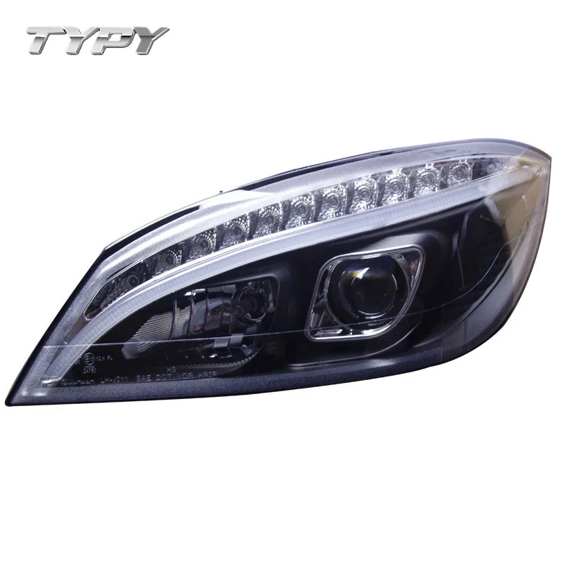 

Car Headlamp Headlights Modified Xenon Head Lamp Head Light LED DRL For Mercedes-benz C-Class W204 C180 2007-2011