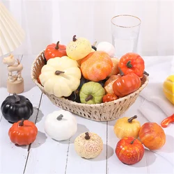 Simulation 6cm Small Pumpkin Halloween Christmas Home Party Decorations Desktop Layout Fruit Vegetable Crafts Photograph Prop