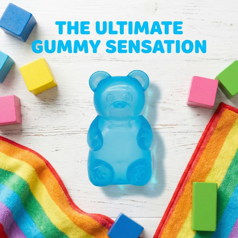 

NeeDoh Gummy Bear Squishy Toy, Maltose Stress Ball for Kids Adults, Cute Animal Squeeze Fidget Toy, Solid Decompression
