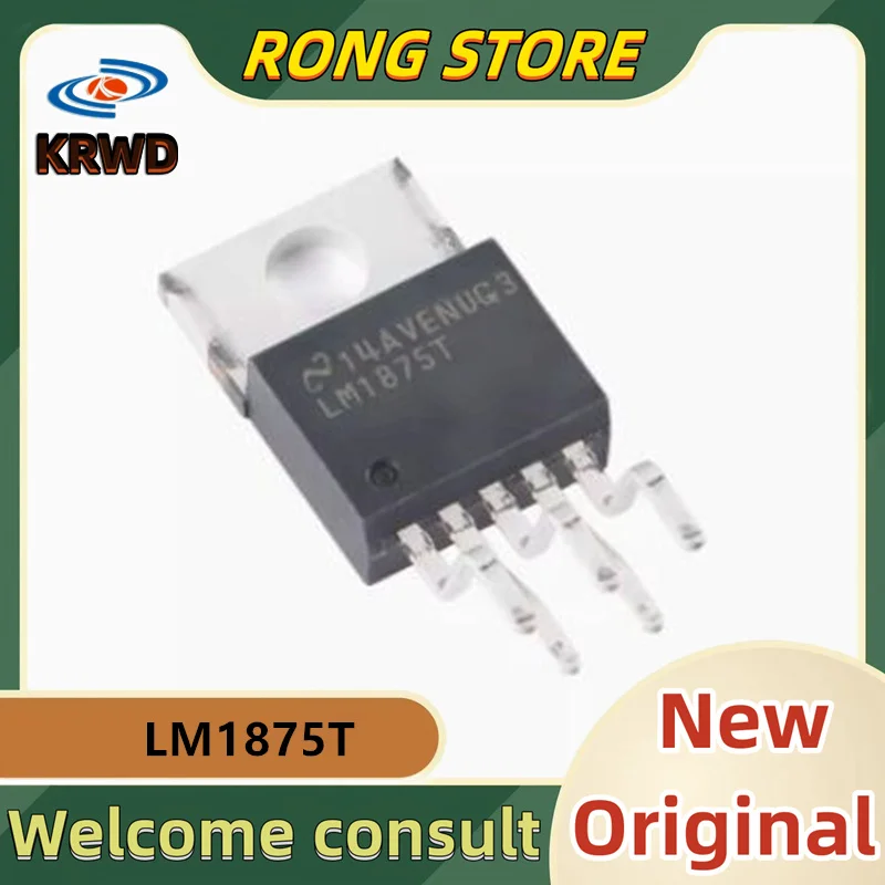 10PCS LM1875T New and Original Chip IC LM1875T/NOPB LM1875 TO-220-5 20W audio power amplifier IC chip