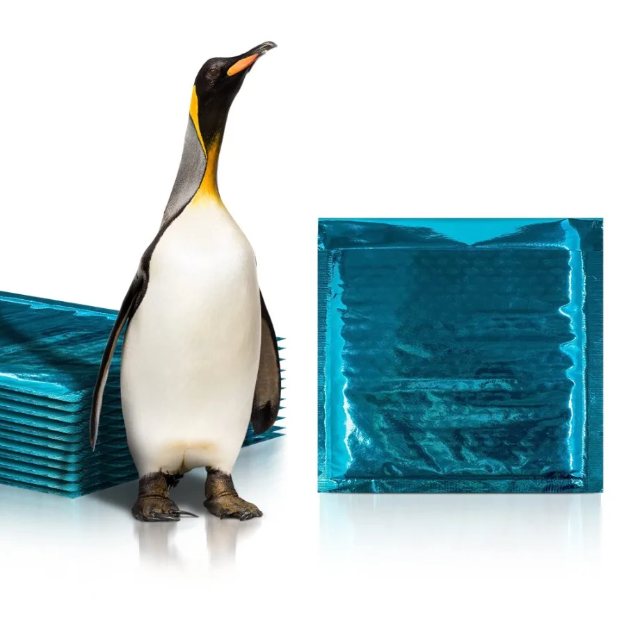 

Teal Metallic Bubble Mailers 7.25 x 7 Inches. 25 Pack Metallic Padded Bubble Mailers. Waterproof Padded Envelopes Metallic. Bri