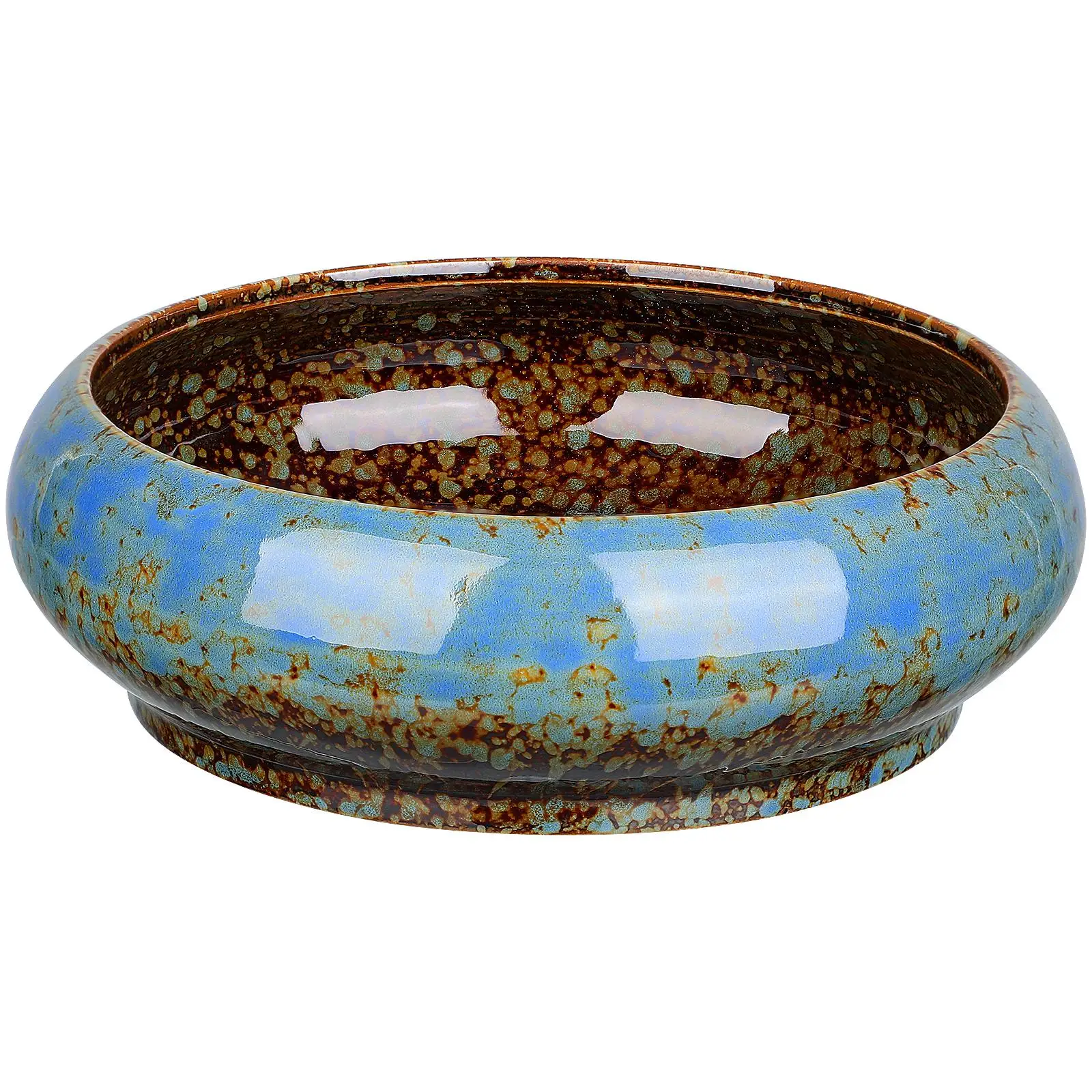 

Succulent Gardening Pot Hydroponic Plant Pots Terrarium Ceramic Flower Water Bowl Lily Plants
