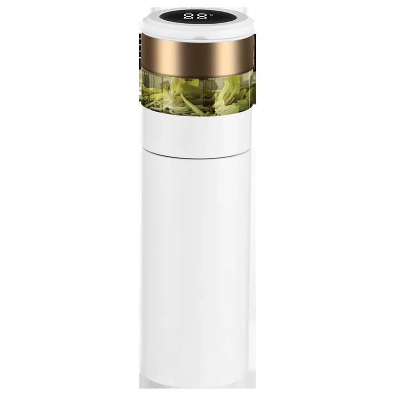 

Ceramic liner thermos cup, men's portable smart water cup