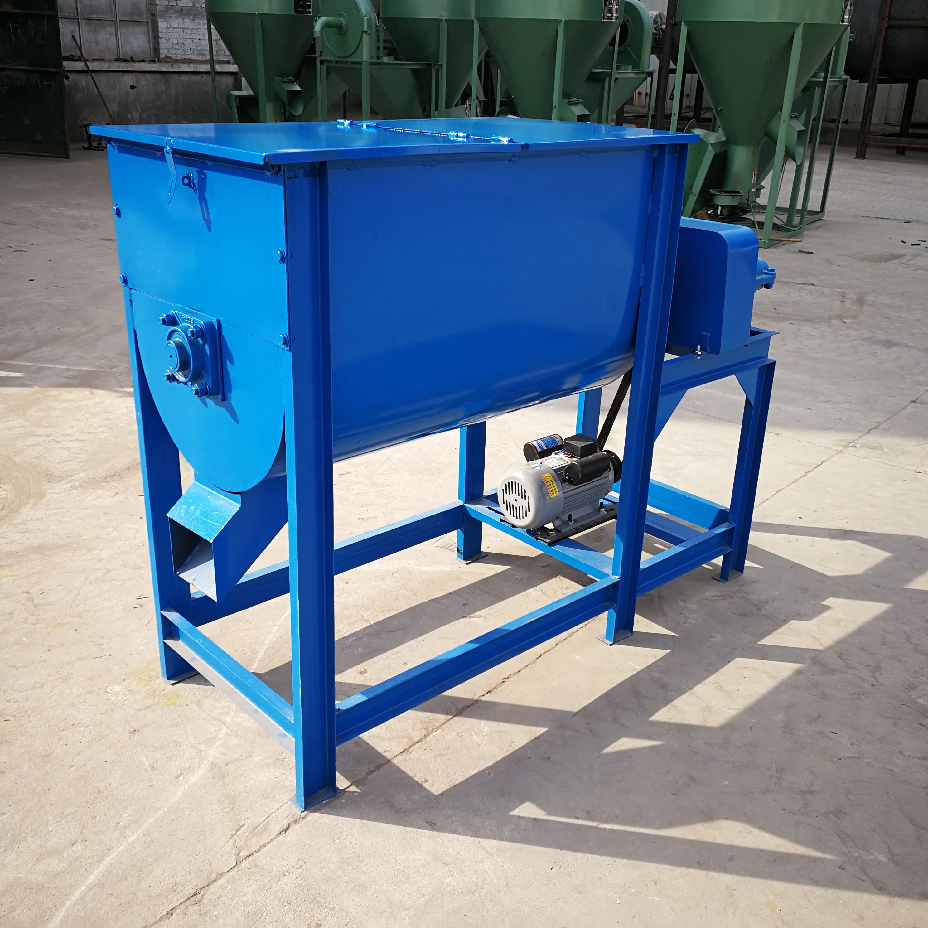 Livestock Animal Feed Mixer Corn Mixing Machine Cattle Feed Mixer Animal Feed Mixer Machine Horizontal