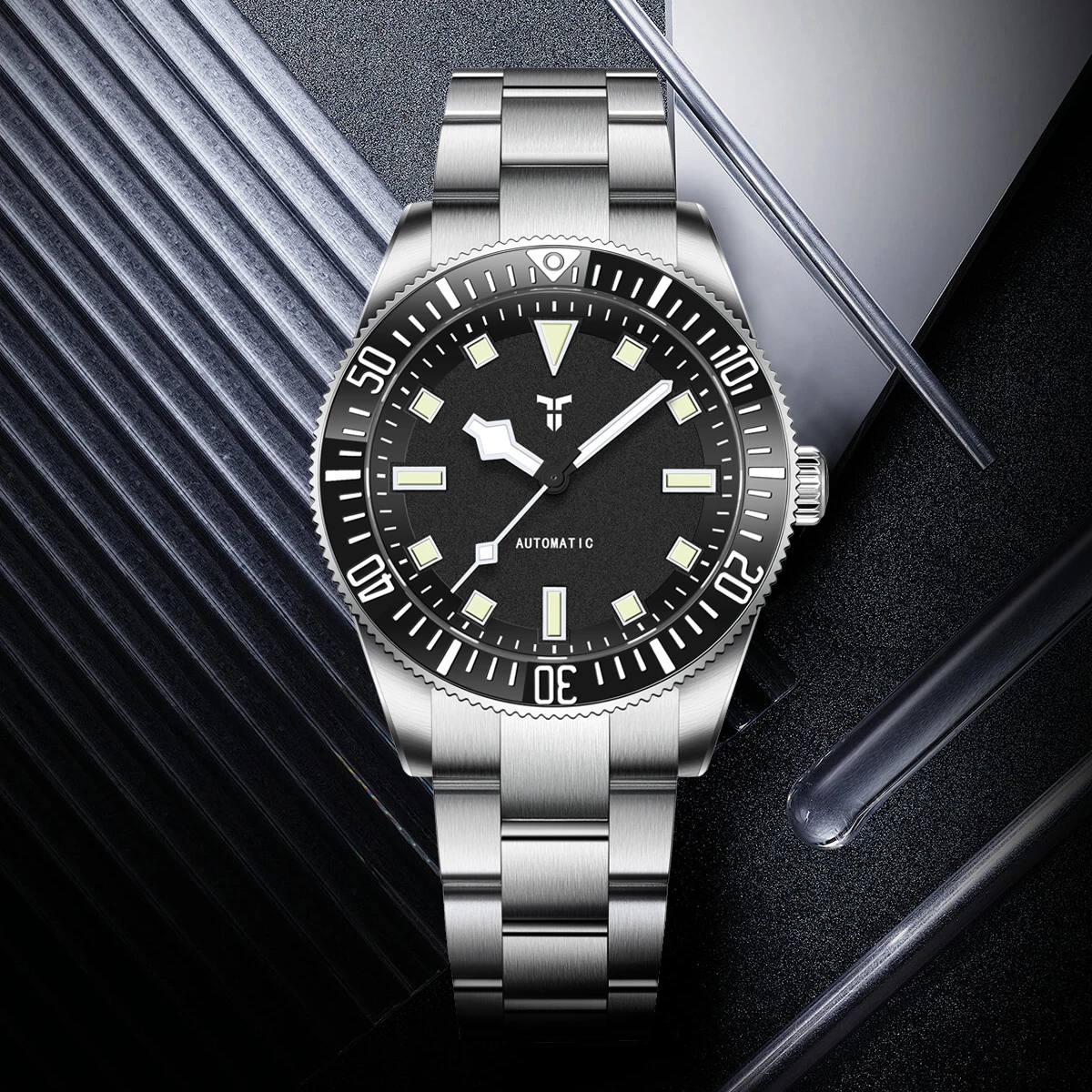 

New Men's Watches BB58 TYBERLEY Top brand Luxury Automatic Watch For Men Mechanical Wristwatch NH35A Sapphire Mirror Waterproof