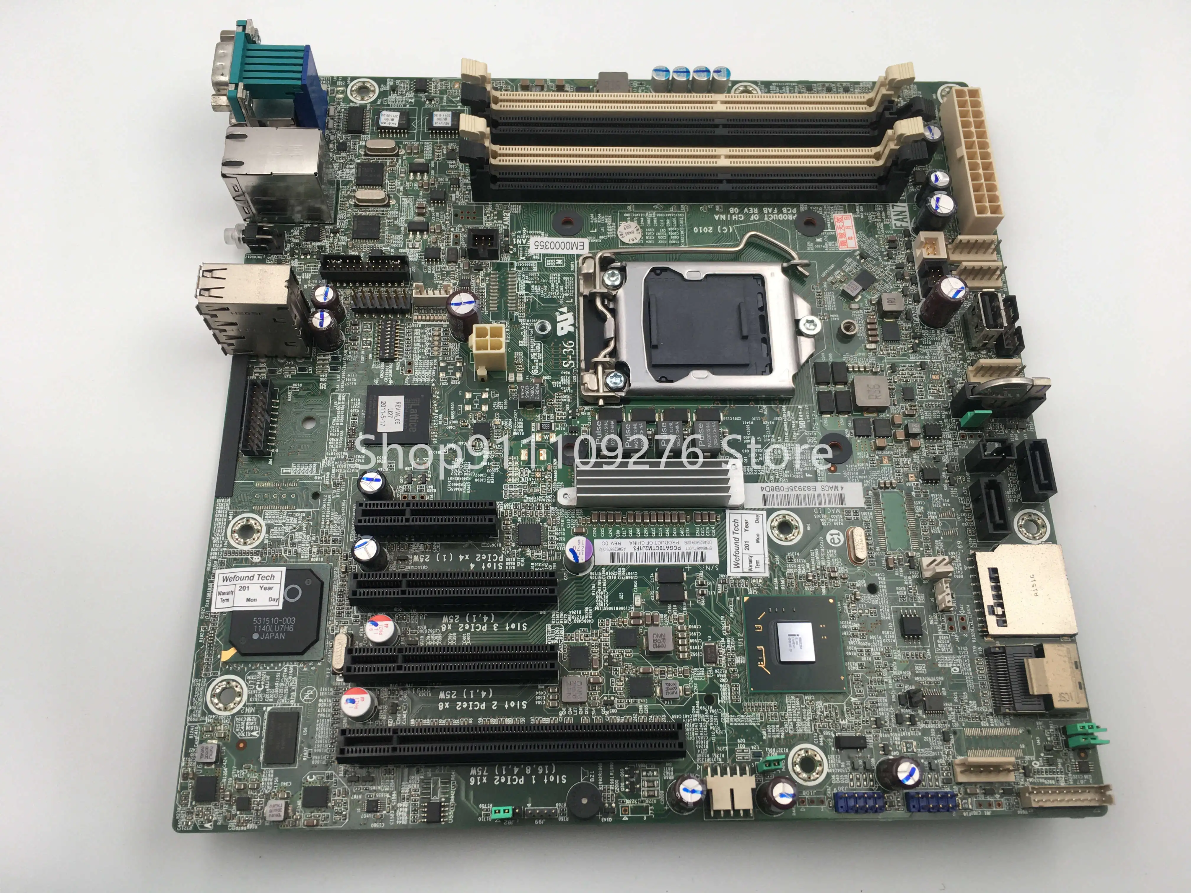 

Оригинальная материнская плата для HP ProLiant ML110G7 DL120G7, 1155-контактная материнская плата 644671 -001 625809 -002 625809 -00Б