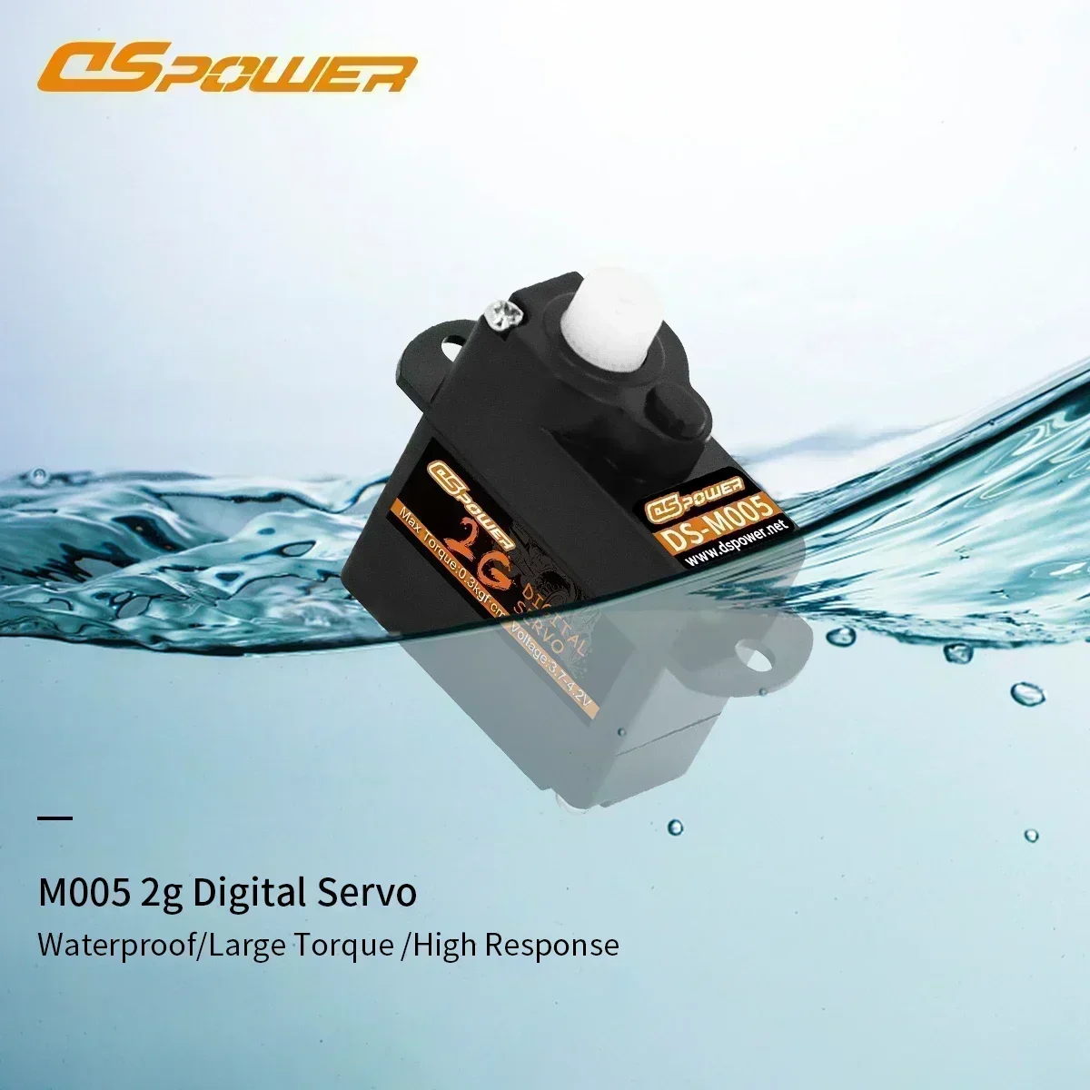 DSPOWER 2g 3.7g 4.3g 5g 6g 8g 9g Micro Digital Servo JR/JST Plug Mini Servos Motor for RC Car Fixed-wing Plane Robot Accessories