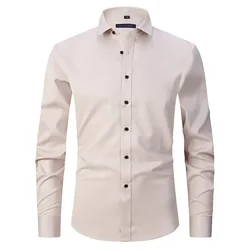 Custom Suit Shirt Long Sleeve Men's Fashion Tops Slim Fit